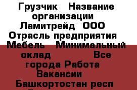 Грузчик › Название организации ­ Ламитрейд, ООО › Отрасль предприятия ­ Мебель › Минимальный оклад ­ 30 000 - Все города Работа » Вакансии   . Башкортостан респ.,Баймакский р-н